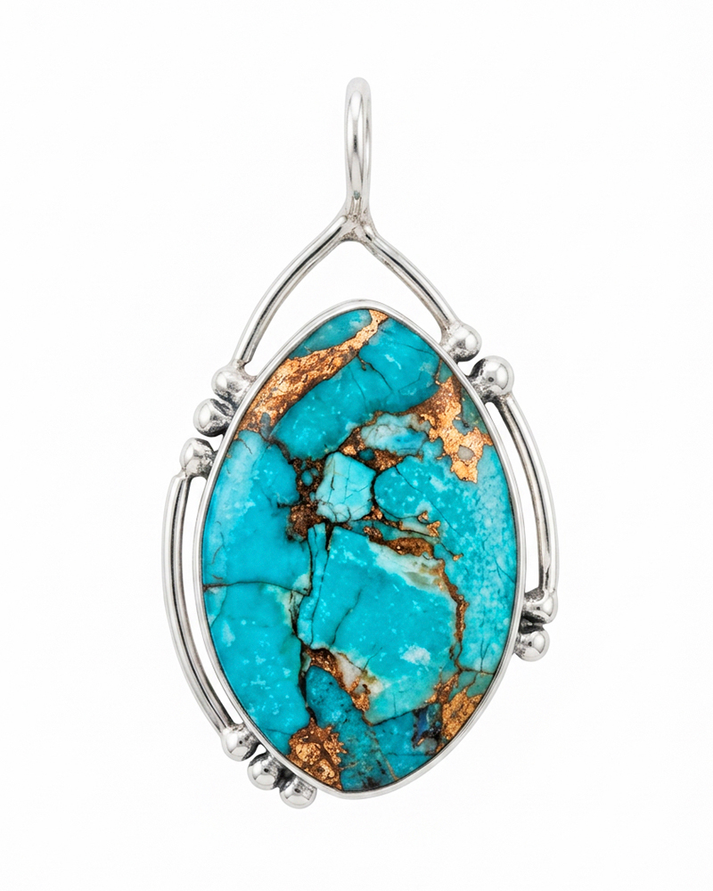 Colgante Turquesa Gota
